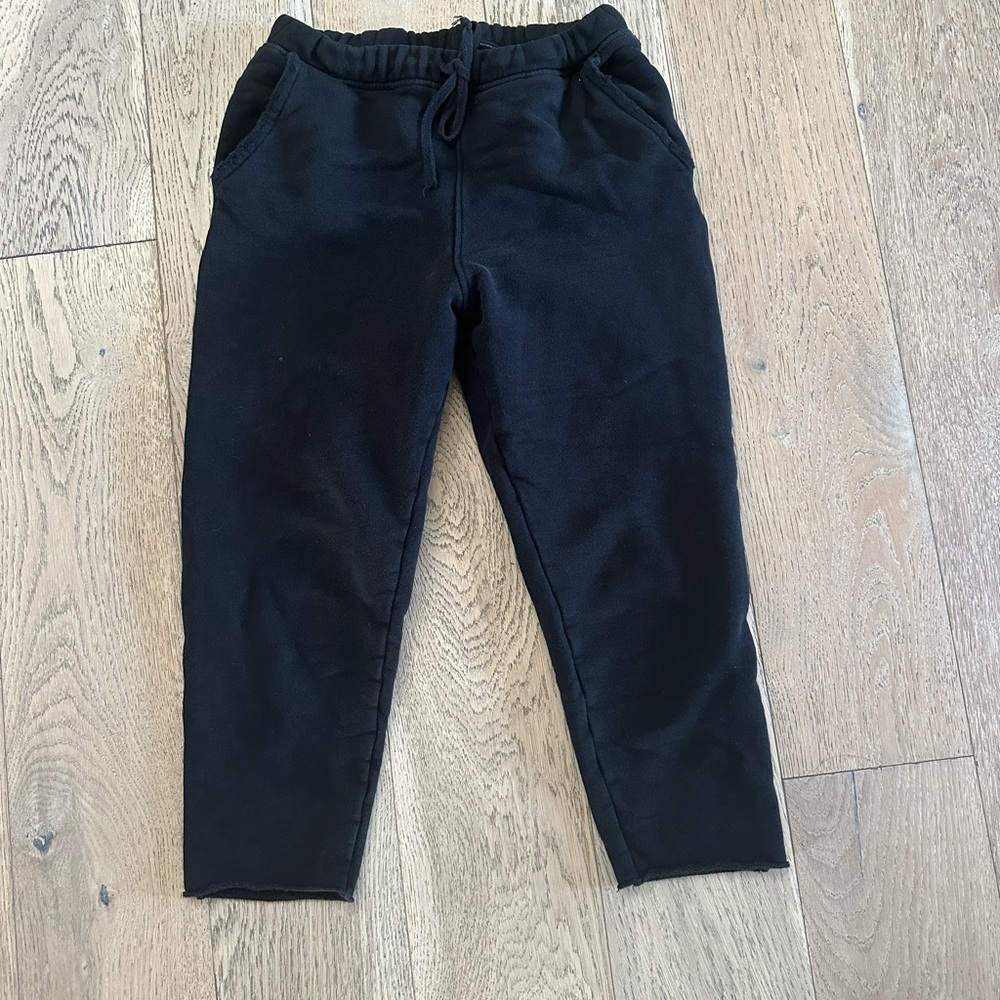Frank and Eileen black sweatpants, Tee Lab, XS